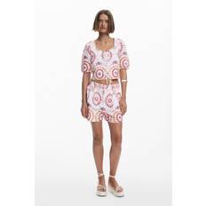 Desigual Shorts Desigual Bukser - Blandingsfarvet/Hvid