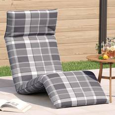 vidaXL Hopfällbar Solstol Grå 175x54x8,5 cm Oxfordtyg