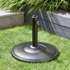 Dunelm Black Concrete Parasol Base