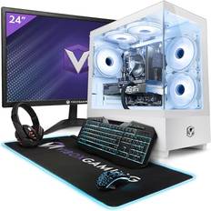 Vibox Desktop Computers Vibox II-134 Gaming PC Bundle Intel Core i5 10400F 4.3GHz 6GB 16GB RAM 1TB NVMe SSD