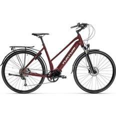 Elcykel Hybrid eLux Mid Maroon/White 48 2025
