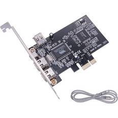 Tauoh PCI-E to 1394A 1.0 X1 IEEE 4-Port FireWire Card