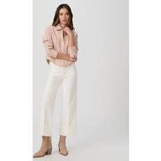 Paige Sasha Ankle Cuff Jeans - Tonal Ecru