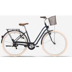 ELOPS City Bike 28 Zoll Elops 520 LF Dunkelblau Asphaltblau XS Damenfahrrad