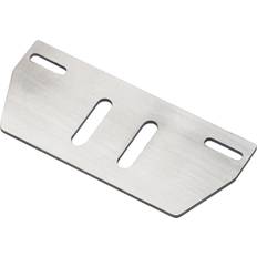Steel Front Armor Adjustable Protector Skid Plate Replacement for TRAXXAS TRX4 Axial SCX10 1/10 Silver