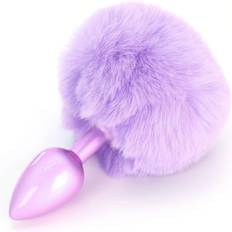 Sexleksaker Toy Joy Happiness Enchanting Bunnytail Buttplug Purple