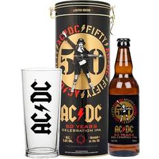 Beer Topline Ipa Beer Gifts for Men Limited Edition 50th Anniversary AC DC Ipa Beer 500ml and Branded Beer Glass in the Tin Gift Set 50cl