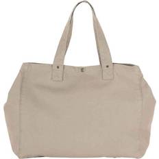 KiMood Washed Cotton Shopper Bag - Natural