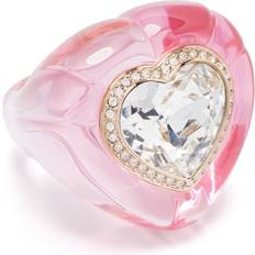 Swarovski Pink Rings Swarovski Dulcis Ring - Women - Plastic/Swarovski Crystal - Pink