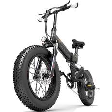 Vélos électriques tout terrain Bezior Vélo Électrique Pliable XF200 48 V 15 Ah