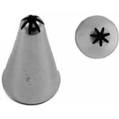 No.27 7 Point Closed Star Metal Piping Grey