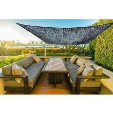 Sail Awnings Faura Reversible Black Rectangular Shade Sail 3 x 4 m Camouflage
