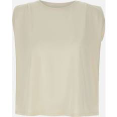 Woolrich Damen T-Shirt aus Reiner Pima-Baumwolle - Weiß
