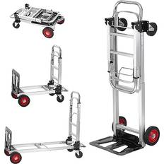 Aluminium Hopfällbar Handtruck 2 i 1 400 lbs Kapacitet