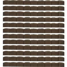 Stone edging garden Primeur 120cm Roman Earth Stone Border Lawn Edging 12 Pack 9 x 120 x 5cm