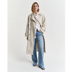Gant Frakker Gant Dame Trenchcoat i Hørblanding