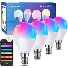 Lepro BP1 AI Smart Bulb E14 4.9W 470LM 4 Packs