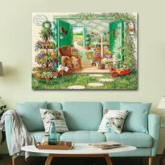Fiyo 5D Diamond Embroidery Garden House 20 x 30 cm
