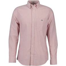 Gant Skjortor Gant Reg Oxford Banker Stripe - Ruby Red