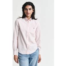 Gant Dam Regular Fit Klassisk Rutig Oxfordskjorta - 42
