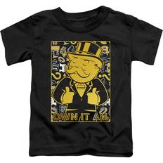 Trevco Monopoly Own Toddler Short Sleeve T-Shirt - Black