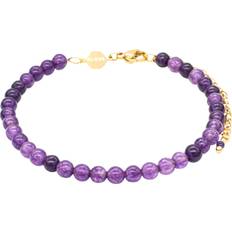 Purple - Women Bracelets Sloya Amethyst Stone Bracelet for Women Serena - Violet