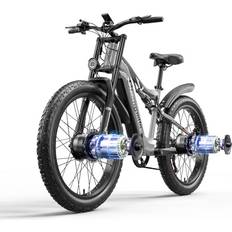 Mountain bike 26 Shengmilo Dual Suspension S600 E-Mountain Bike 26 Inch Fat Tire