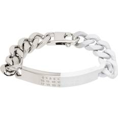 Smycken MM6 Maison Margiela Chain Bracelet - Silver/White