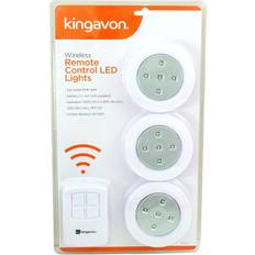 Remote Controls for Lighting Kingavon 3Pc Wireless Led Lights Remote Control for Lighting