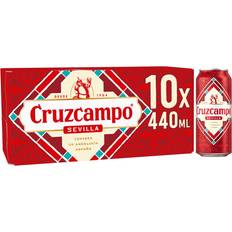 Beer Cruzcampo Sevilla Lager Beer Can 10x440ml