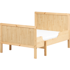 Beliani Extendable Convertible Toddler Bed Pine Wood 3ft 90 x 130/160/200 cm