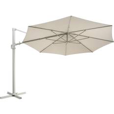 Brafab Vinovo Frihängande Parasoll Ø350 cm Ljusgrå/Khaki