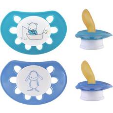 Esska Barn- & Babytillbehör Esska Classic 4+m Latex Blå 2-pack
