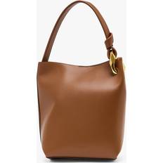 Brown - Unisex Bucket Bags JW Anderson A Corner Bucket Leather Top Handle Bag