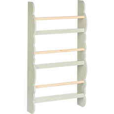 Beliani Wall Bookshelf Hanging Pine Wood MDF 3 Tier Rigolet