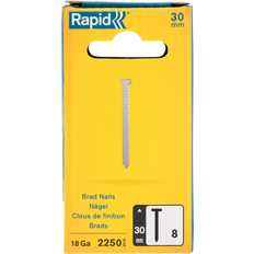 Rapid 18ga 30mm Galvanized Nails - 2250 Units