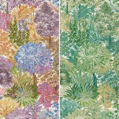 Grandeco Wallpapers Grandeco Blossom Tree Multi Green Wallpaper
