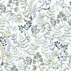 YöL Botanique Sage Green Lilac Lavender Wallpaper