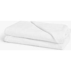 White Baby Towels John Lewis Anyday Hooded Towels Pack of 2 White