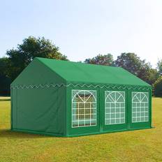 Toolport Tendone per Feste 3x6 m PVC Verde Scuro