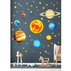 Decowall DS9-2007 Solar System Wall Stickers