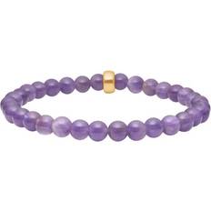 Ametyster Armbånd Amethyst 6mm Armbånd