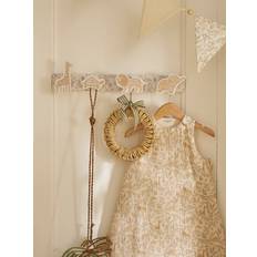 Vertbaudet Kinderzimmer Wandgarderobe BABYLON 4 Tier-Haken beige