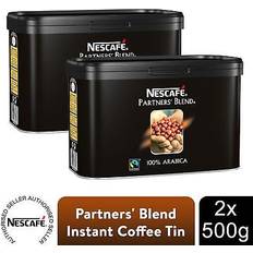 Nescafé Instant Coffee Nescafé Partners' Blend Instant Coffee 500g Tin 2 Pack