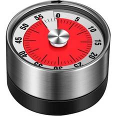 Steel Kitchen Timers Cyslmuk Mechanical White Stainless Steel Rotating Kitchen Timer