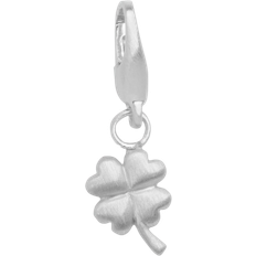 ByBiehl Berlocker & Hängen ByBiehl Lucky Four Leaf Charm Dam Hängsmycken - Rhodinated Silve