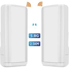 HCSC 2 Pcs Wireless Wifi Bridge Outdoor CPE Router
