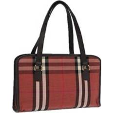 Burberry Handbags Burberry Preloved Red Plaid Top Handle Handbag - Multicolour
