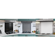 Stainless Steel Splash Guards Belofay 1mm Stainless Steel Splashback for Kitchen Hob Splash Guard