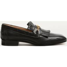 Low Top Shoes Valentino Garavani Vlogo Signature Kidskin Loafer - Black